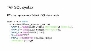 PrestoC++ Polymorphic Table Value Functions Aditi Pandit, IBM