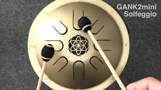 【８つのソルフェジオ周波数を奏でる楽器】　GANK2miniソルフェジオ　ガンクドラム　GANKDRUM　ヒーリング楽器　シードオブライフ　スピリチュアル