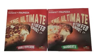 Italpizza The Ultimate Stuffed Crust Margherita 440g Double Pepperoni 465g Iceland £2.70