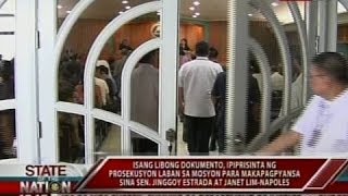 SONA: Update sa pagdinig sa kasong plunder at graft sa mga akusado sa PDAF scam