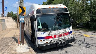 SEPTA route 19 full ride from Torresdale station to Frankford Transportation Center via Algon-Grant