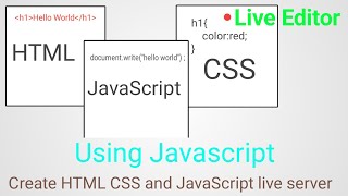Create Your Own Live Editor Using Simple Code Of JavaScript