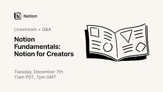 Notion Fundamentals | Notion for creators with Thomas Frank