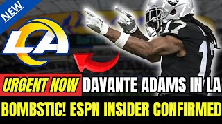 🚨😱 URGENT! Davante Adams to the Rams? West Coast Move Possible! RAMS NEWS TODAY