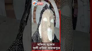 Kali Pujo 2023 : ৮ রকমের মুক্ত দিয়ে অভিনব কালী প্রতিমা তৈরী করলেন হাবরার শিল্পী ইন্দ্রজিৎ পোদ্দার