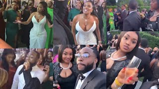 Wizkid FC Jealous As Davido Shows Off Wife Chioma And Performs At A Friends Wedd