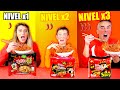 EL ULTIMO EN DEJAR DE COMER *RAMEN KOREANO* MAS PICANTE DEL MUNDO GANA!!