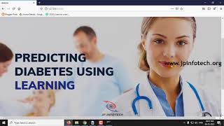 Diabetes Prediction using Machine Learning | Python Final Year Project
