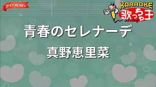 【ガイドなし】青春のセレナーデ/真野恵里菜【カラオケ】