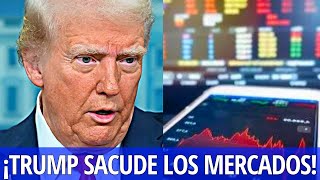 ¡EL MERCADO EN CAÍDA LIBRE! TRUMP ADMITE ALGO QUE NADIE ESPERABA