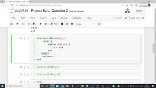 Julia Project Euler Question 3