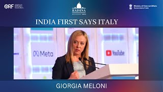 Raisina Dialogue 2023 | Inauguration | Narendra Modi - Giorgia Meloni |
