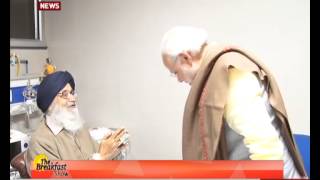 PM Pays visit to Punjab CM Parkash Singh Badal