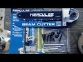 Lets get to Cutting some 2x6's w/the New Beam Cutter grom Harbor Freight