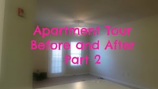 アメリカのアパート紹介　パート2　American Apartment Tour Before and After Part 2