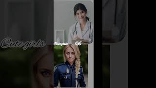 Doctor girl 🆚 Police girl #trending #choose #gift #chooseyourchoice #chooseyourdress #shortvideo