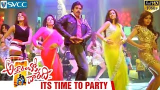 Attarintiki Daredi Video Songs | Its Time To Party Song | Pawan Kalyan | Mumtaj | Hamsa Nandini