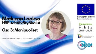 H5P-tehtävätyökalut, osa 3 Monipuoliset työkalut (Matleena Laakso)