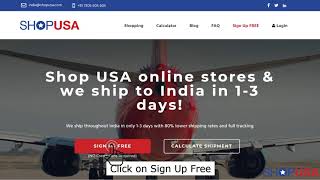 Online shopping from USA to India 2