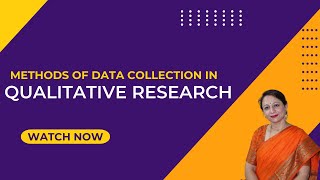 METHODS OF DATA COLLECTION IN QUALITATIVE STUDIES !!