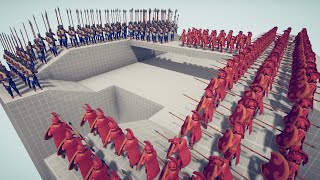 50x SPARTANS vs 50x MELEE UNITS | Totally Accurate Battle Simulator TABS