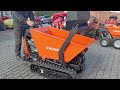 pásový mini dumper cr50 s lopatou motorové pásové kolečko