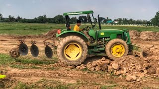 เจ้ายักษ์เขียวแรงๆ! รถไถจอห์นเดียร์​ JOHN DEERE​ ดันดิน​ Tractor 2018 | CHANAWAN