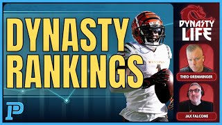 Dynasty Fantasy Football Top 25 Overall  Rankings & Dynasty Startup Strategy: DOMINATE your STARTUP!