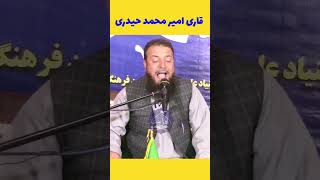 فراز قشنگ تلاوت قاری امیر محمد حیدری | برادر شیخ عبدالکبیر حیدری