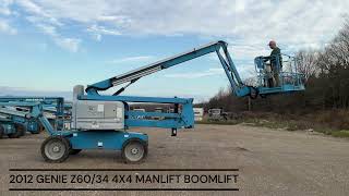 2012 GENIE Z60/34 4X4 MANLIFT BOOMLIFT