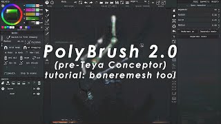 Polybrush Tutorial: Boneremesh tool