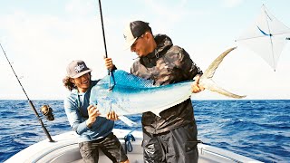 Pesca* de mahi* con Chiringa* en Puerto* Rico* // Kite* Fishing*