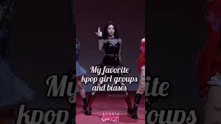 My biases in kpop girl groups #shorts #kpop #blackpink #twice #itzy