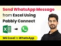 How to Send WhatsApp Message from Excel Using Pabbly Connect (Step by Step)