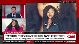 My CNN Interview about Tiktok Ban, my First Amendment rights \u0026 how Tiktok save My Business!