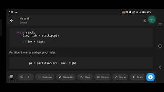 Python Program for Iterative Quick Sort Algorithm - Efficient Sorting Without Recursion