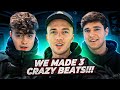 Making 3 Unbelievable Beats With Lil TJay & Fivio Foreign Producers!