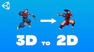 Converting 3D character model to 2D Pixel Character with Animations Unity Tutorial (2021 edition)