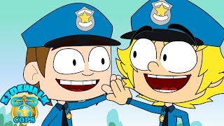Sidewalk Cops | Lazy Daisy's Nap Time | Kids Cartoons | Police kIds | Cartoons For Kids