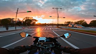 TOKYO Motorcycle Ride 4K GoPro POV Sunset