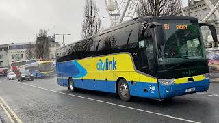 Irish Citylink \u0026 Callinan Coaches Bus, Eyre Square, Galway City