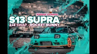 Nissan S13 2JZ Supra Drift Car Detaylı İnceleme | 1000+HP Supra Olur mu? | [DRIFTHERAPY]