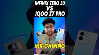 Infinix Zero 30 5G vs iQOO Z7 Pro 5G 1 Hour Bgmi Gaming Test