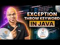 #80 Exception throw keyword in Java
