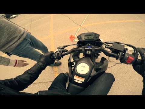 Fanshawe College MSF course - M2 Test on a Grom Fanshawe College MSF course - M2 Test on a Grom