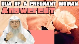 A pregnant woman's dua is accepted during pregnancy & delivery - is this authentic? assim al hakeem