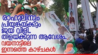 വയനാട്ടിലെ ഇന്നത്തെ ആവേശ കാഴ്ചകള്‍ ഇങ്ങനെ l rahulgandhi