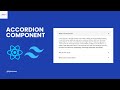 Design Stunning React JS Accordions with Tailwind CSS