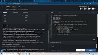 Tekken Starter 77 Codechef solution in java