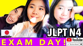 JLPT N4 Exam Day! Reaction Video Vlog #32